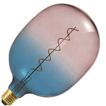 Bailey Color Globo | Lámpara LED Gigante | Gran accesorio E27 Regulable | 4W (reemplaza 15W) Azul
