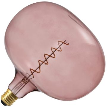 Bailey Color Jarra | Lámpara LED Gigante | Gran accesorio E27 Regulable | 4W (sustituye 15W) Rosa