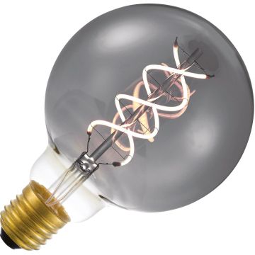 Lighto | Filamento LED | Enchufe grande E27 | Globelamp | Negro | 95mm | 5W