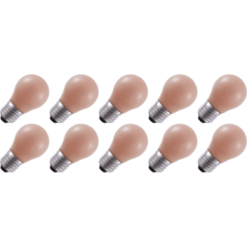 Lighto | Lámpara LED | E27 | Ball Flame | 4.5W | 10 piezas