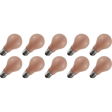 Lighto | Lámpara LED | Empalme grande E27 | Llama | 4.5W | 10 piezas