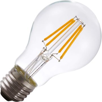 Lighto | Filamento LED | Casquillo grande E27 | Lámpara estándar | Brillante | 60mm | 4W