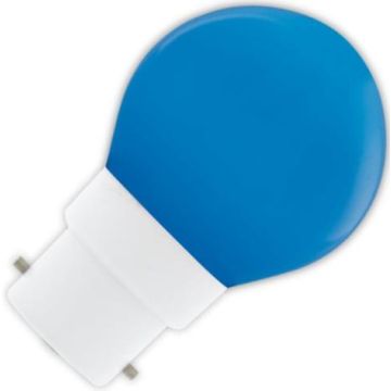 Bailey | Lámpara LED | Acoplamiento de bayoneta B22d | Lámpara de bola | Azul | 45mm | 1W