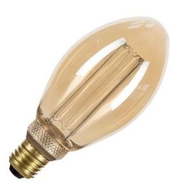 Bailey | Bombilla LED | Empalme grande E27 | Lámpara vela | Oro | 75mm | 4W
