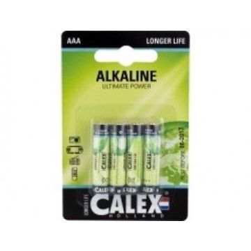 Calex Pilas alcalinas penlite AAA 4 unidades