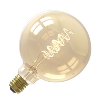 Calex | Filamento LED | Casquillo grande E27 | Globo | G125 | Oro | 5.5W