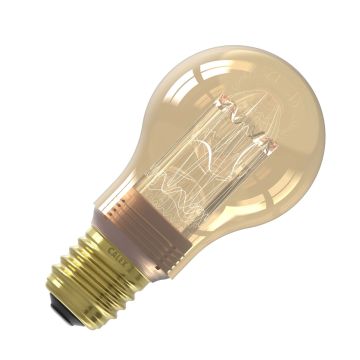 Calex | Filamento LED | Casquillo grande E27 | A60 Estándar | Oro | 3,5W