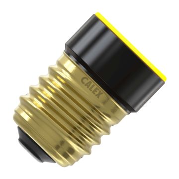 Calex | Filamento LED | Casquillo grande E27 | Mini Luz | Anillo negro | 3,5W | Regulación en 3 niveles
