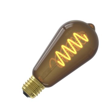 Calex | Filamento LED | Casquillo grande E27 | ST64 | Rústico | Natural | 4W