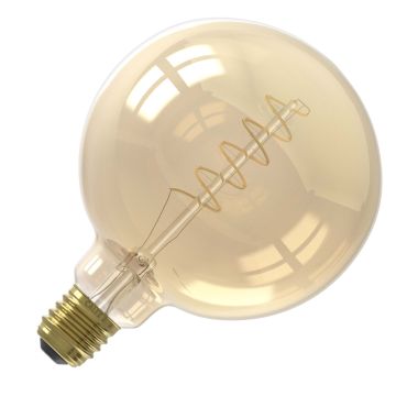 Calex | Filamento LED | Casquillo grande E27 | Globo G125 | Oro | 5,5W | Regulación en 3 niveles