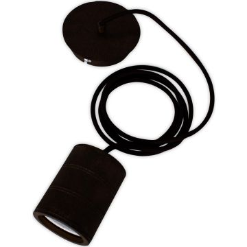 Suspensión de cuerda Calex Giant E40 negra