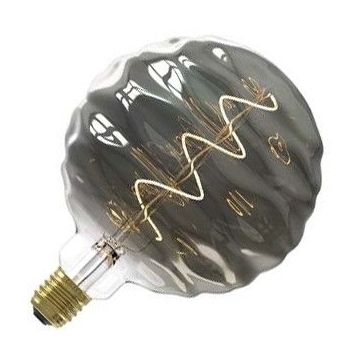 Calex | Filamento LED | Bombilla grande E27 | Lámpara de diseño | Titanio | 150mm | 4W
