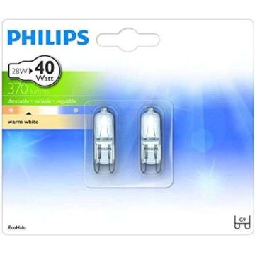 Philips | G9 | Lámpara enchufable | mm | 28W