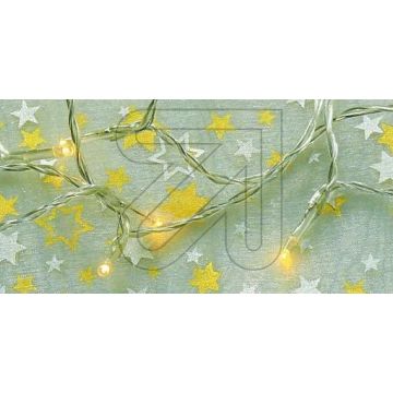 EGB Cordón de LED 10 luces de Navidad con temporizador a pilas para interior