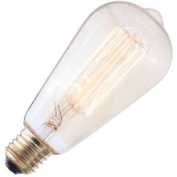 Lámpara de filamento de carbono Edison | Casquillo grande E27 | 40W Oro