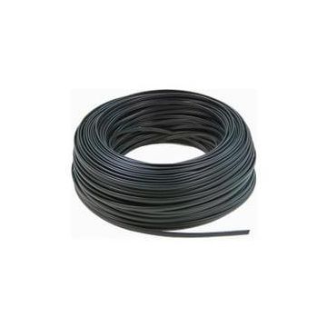 Cable negro plano 2x0,75 mm por metro