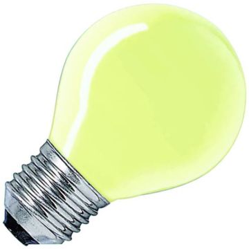Bombilla | Casquillo grande E27 | Bombilla esférica | Amarillo | 45mm | 25W