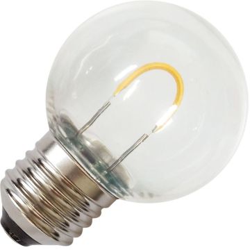 Lighto | Bombilla LED | Casquillo grande E27 | Bombilla esférica | Brillante | 45mm | 1W