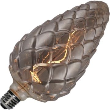 SPL BIG Flex Pine | LED | Enchufe grande E27 Regulable | 4W (sustituye 10W) Cristal ahumado