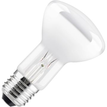 Lámpara incandescente | Casquillo grande E27 | Reflector | Transparente | 63mm | 60W