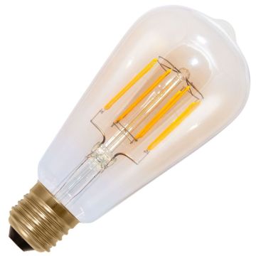 Segula | Lámpara LED Edison | Grande casquilloE27 Regulable | 6W (reemplaza 47W) Oro