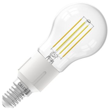 Calex | Filamento LED | Empalme pequeño E14 | Lámpara de bola | Transparente | 45mm | 4.5W
