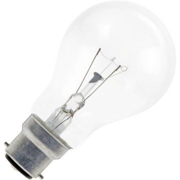 Bombilla | Bayoneta B22d | Lámpara estándar | Transparente | 60mm | 25W