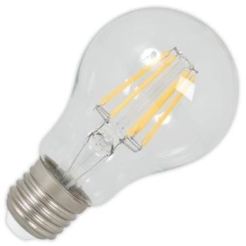 Lighto | Filamento LED | Casquillo grande E27 | Lámpara estándar | Brillante | 60mm | 6W
