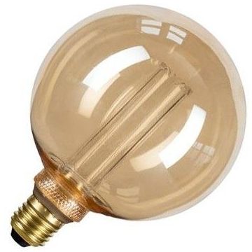 Bailey | LED lamp | Grote fitting E27 | Globelamp | Goud | 125mm | 4W